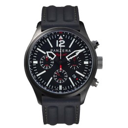 Flieger 46 Chronograph Black Silicon