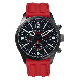 Flieger 46 Chronograph Black Red
