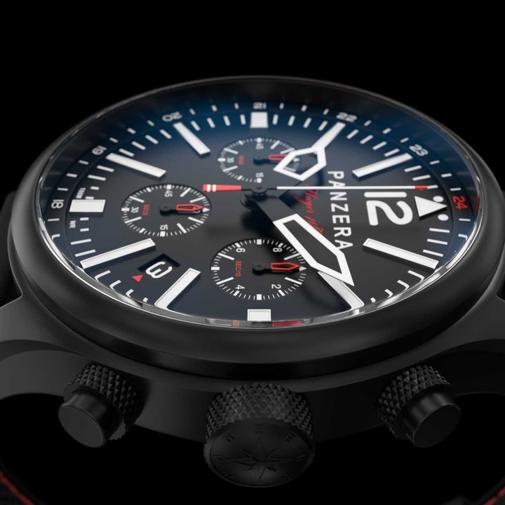 Flieger 46 Chronograph Black Spirit