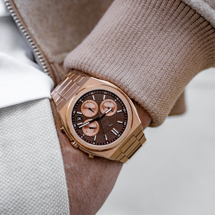 Rival Chrono Rose Gold