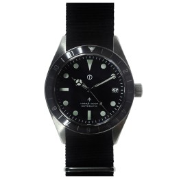 Classic 1960s Pattern Grey Automatic Dual Time Zone Divers