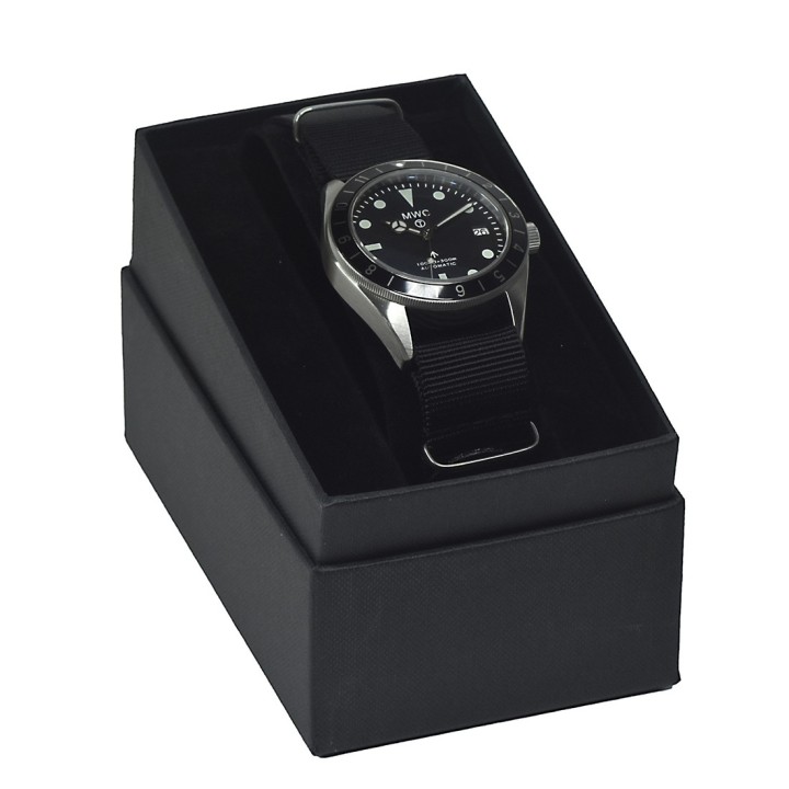 Classic 1960s Pattern Grey Automatic Dual Time Zone Divers