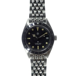 Classic 1960s Pattern Sterile Automatic Bracelet Dual Time Zone Divers
