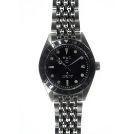 Classic 1960s Pattern Automatic Bracelet Dual Time Zone Divers