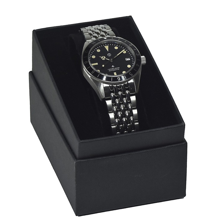 Classic 1960s Pattern Sterile Automatic Bracelet Dual Time Zone Divers