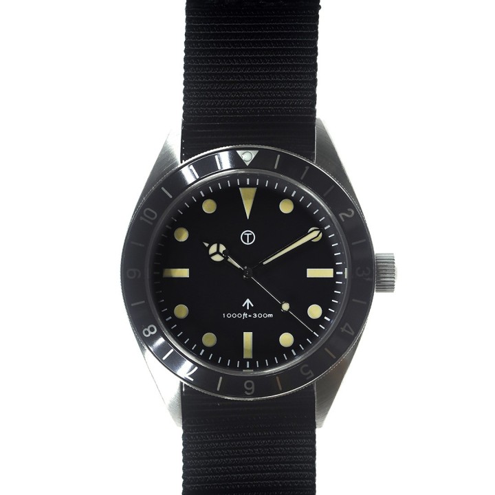Classic 1960s Pattern Sterile Hybrid Dual Time Zone Divers