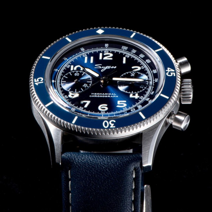 Sugess Chrono S423 Pilot military Blue