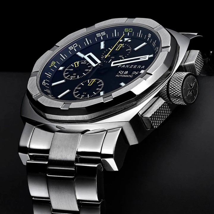 Aquamarine Swiss Automatic Chronograph