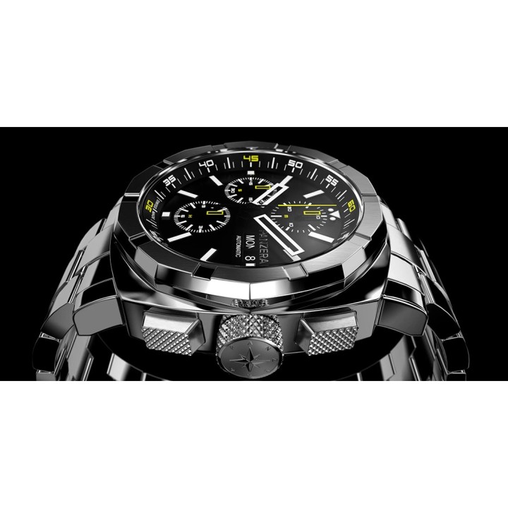 Aquamarine Swiss Automatic Chronograph