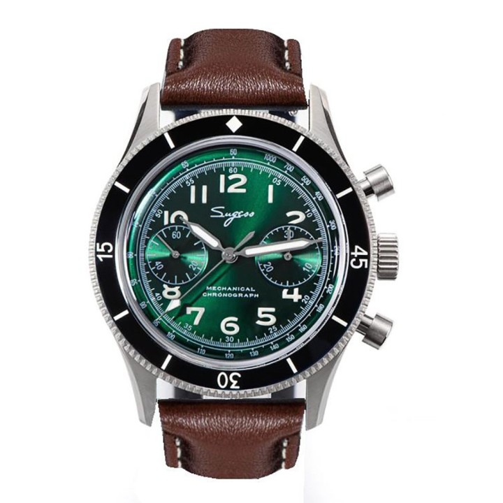 Sugess Chrono S423 Pilot military Green
