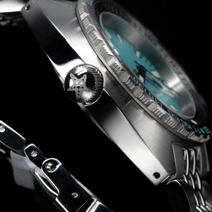 Seestern Vintage S406 Mechanical Teal Blue