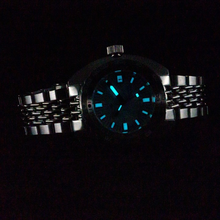 Seestern Vintage S406 Mechanical Teal Blue