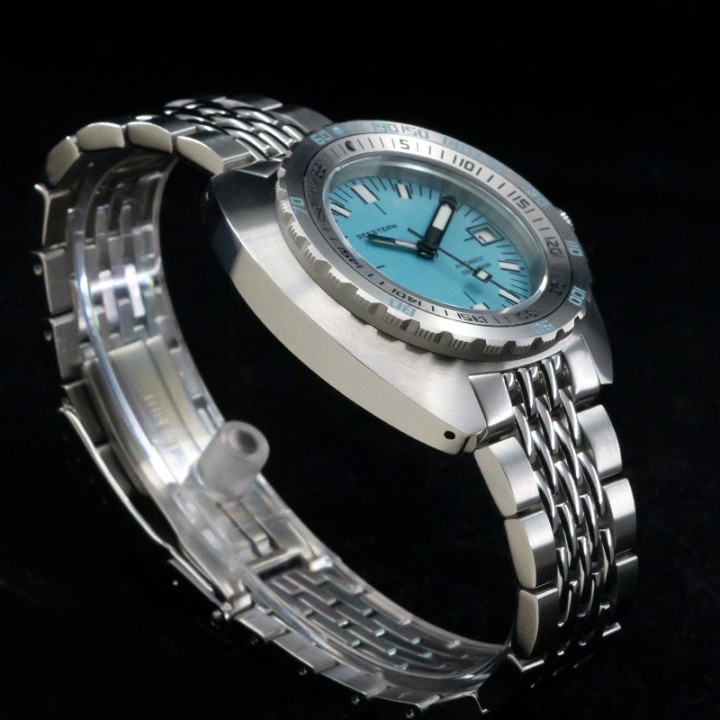 Seestern Vintage S406 Mechanical Teal Blue