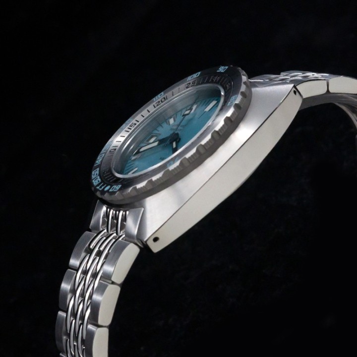 Seestern Vintage S406 Mechanical Teal Blue