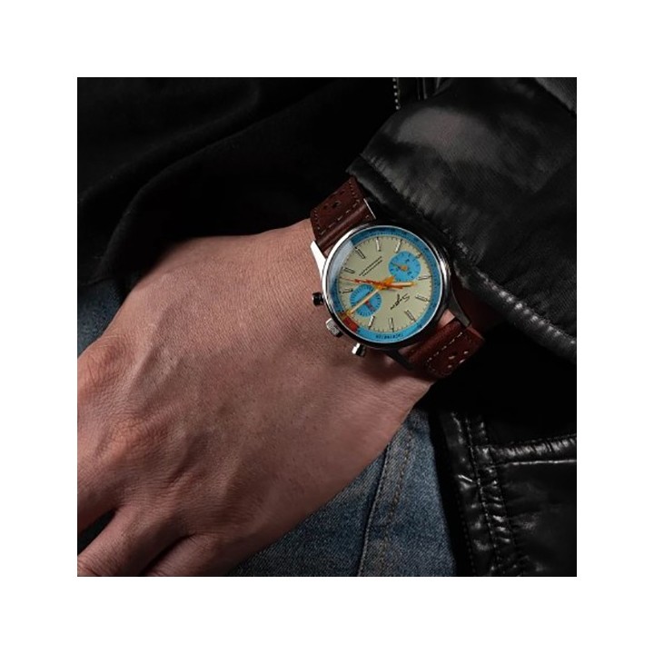 Sugess Teal Blue Chrono 387F