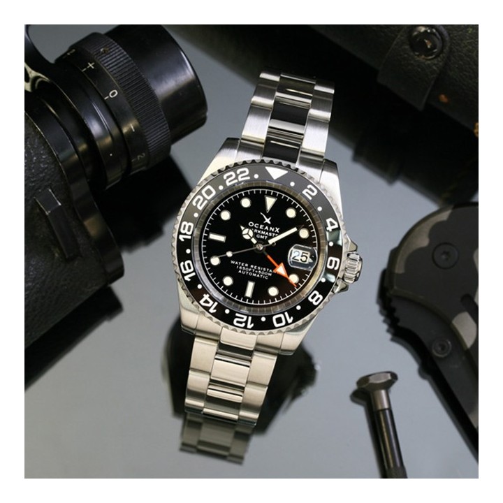 SHARKMASTER GMT AUTOMATIC BLACK