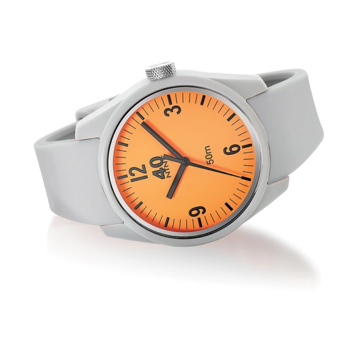BASIC 43MM Grey-Orange (Case back and case scratched)
