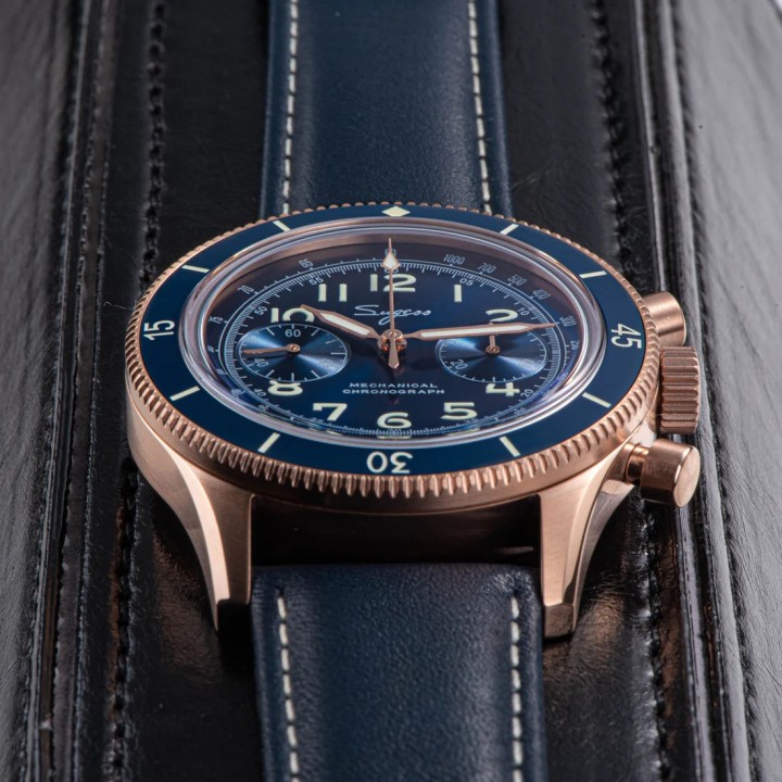 Sugess Chrono Heritage 423 Rose Gold