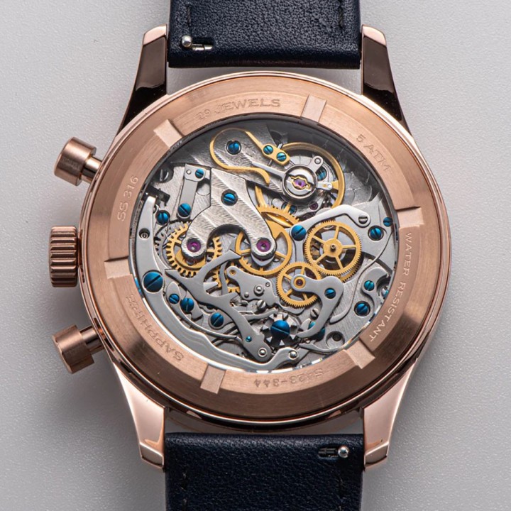 Sugess Chrono Heritage 423 Rose Gold