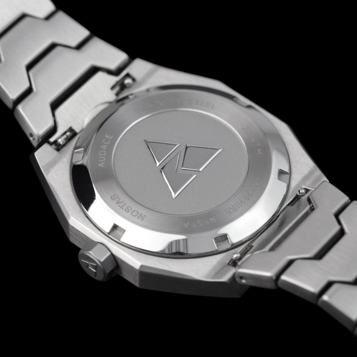 AUDACE GMT NERO ACCIAIO