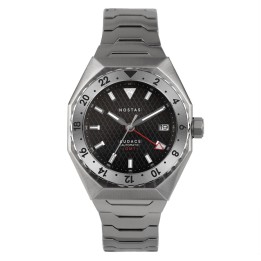 AUDACE GMT NERO ACCIAIO