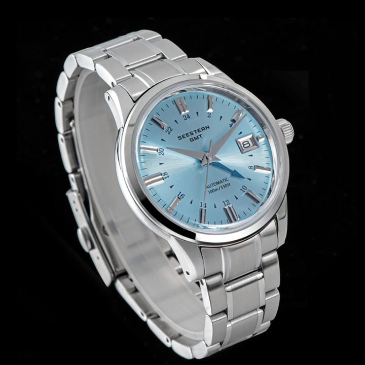 Seestern S446 GMT Teal blue