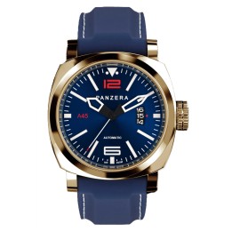 Aquamarine 45 - Gold Blue Silicone