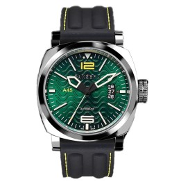 Aquamarine 45 - Green Black Silicone