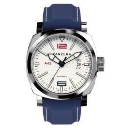 Aquamarine 45 - White Blue Silicone