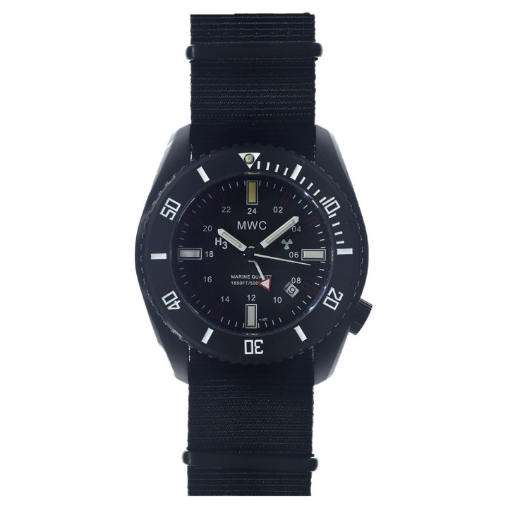 GMT PVD Submarine / Naval Crew Divers Watch 500m Tritium