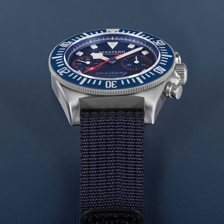 Seestern Blue Manual Chronograph