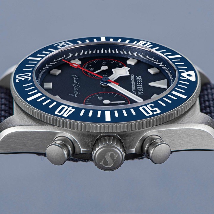 Seestern Blue Manual Chronograph