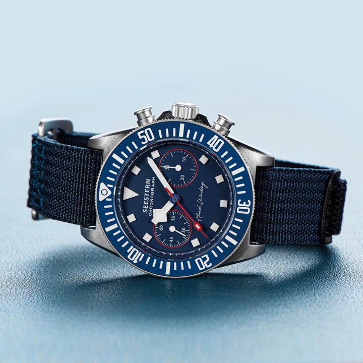 Seestern Blue Manual Chronograph