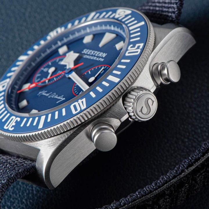 Seestern Blue Manual Chronograph