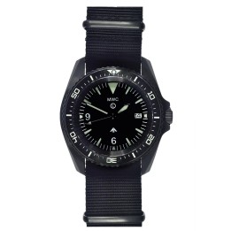 12 Military Divers Watch in PVD Steel Case (Quartz)