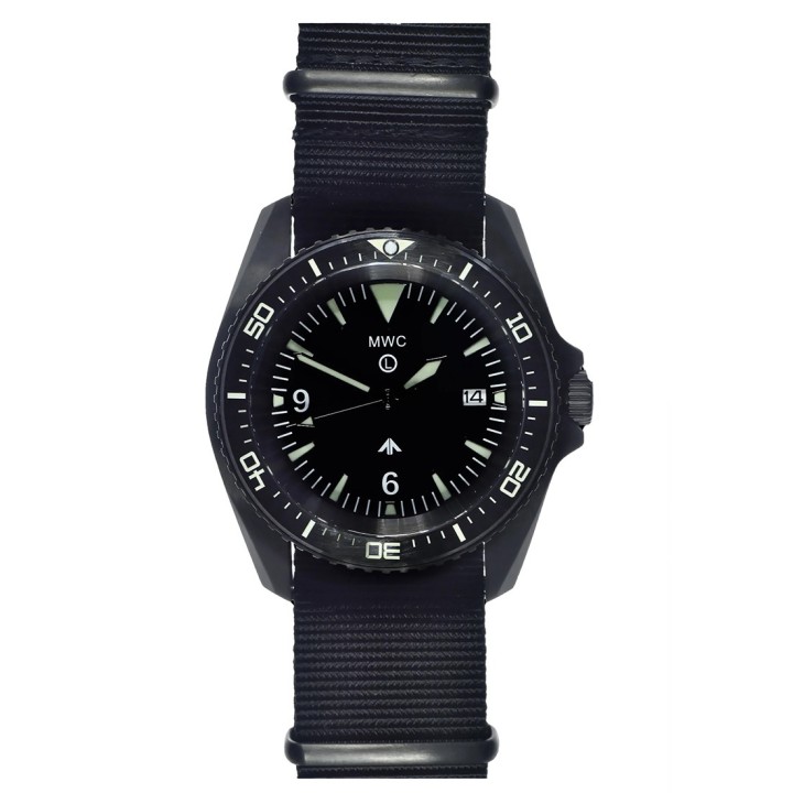 12 Military Divers Watch in PVD Steel Case (Quartz)