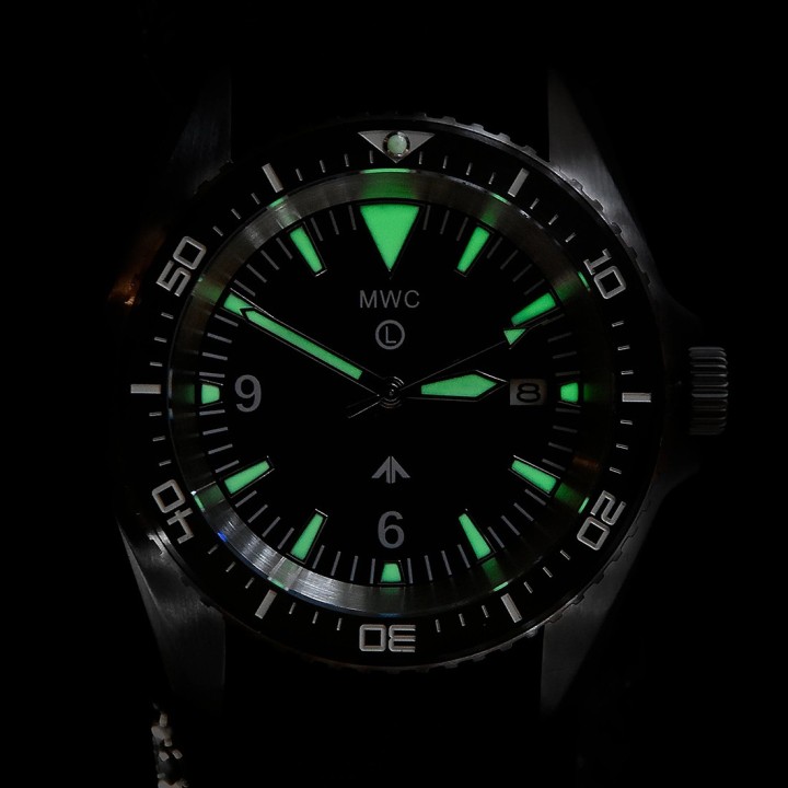 12 Military Divers Watch in PVD Steel Case (Quartz)