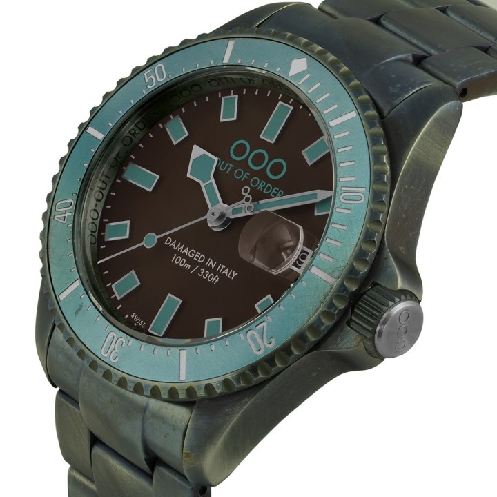 CASANOVA TURQUOISE AND BROWN - ULTRA DISTRESSED