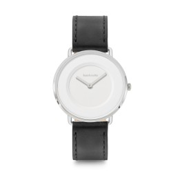 Mia 34 Leather White Black