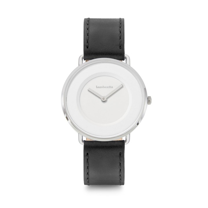 Mia 34 Leather White Black