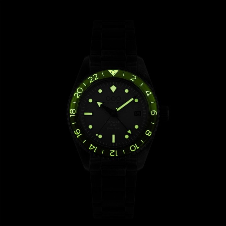 BOMBA BLU AUTOMATIC GMT - ULTRA BRUSHED