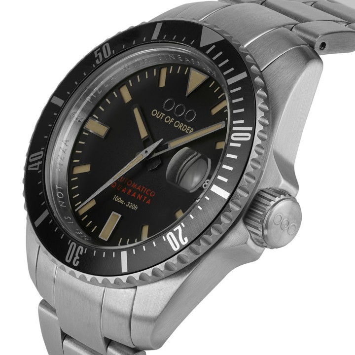 AUTOMATICO QUARANTA BLACK - ULTRA BRUSHED