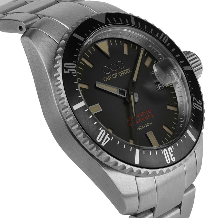 AUTOMATICO QUARANTA BLACK - ULTRA BRUSHED
