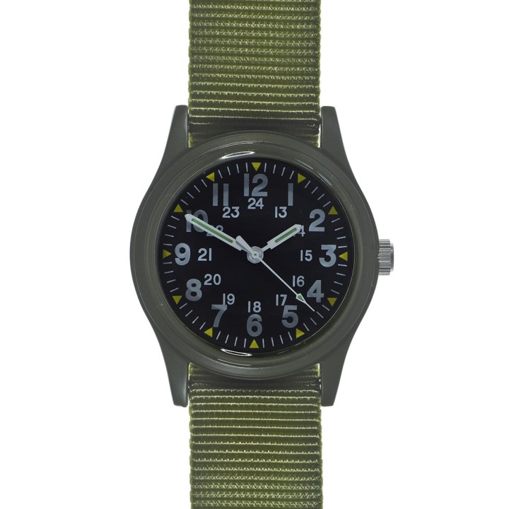 Classic 1960s/70s Pattern Olive Drab Vietnam Watch