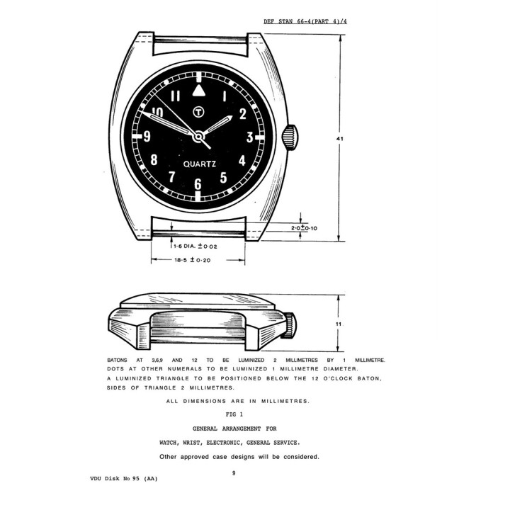 W10 1970's Pattern 24 Jewel Automatic  (Non Date Version)