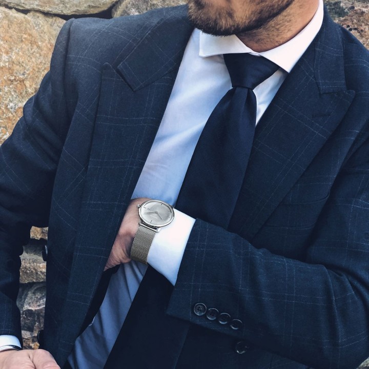 Volta 39 Mesh Grey Silver