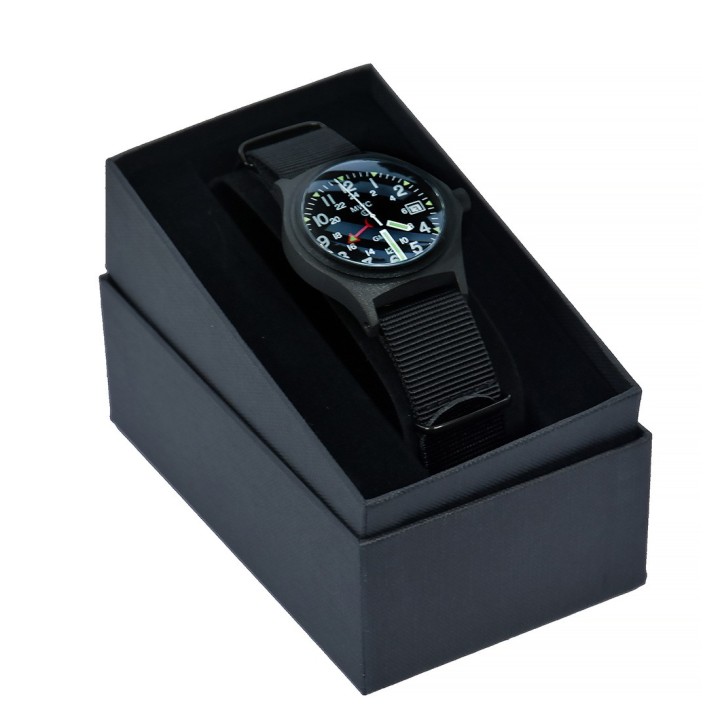 MWC GMT (Dual Time Zone) Black PVD Steel Case