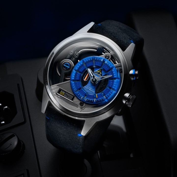 THE STONE Z BLUE LEATHER