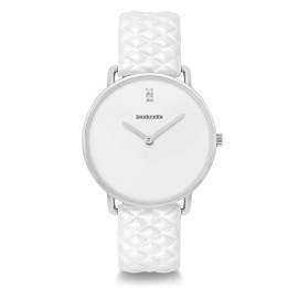 Giulia 34 Uno Quilted Silver White