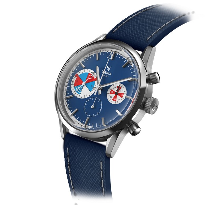 Yachtingraf Croisière Meca-Quartz Leather Blue